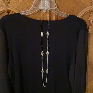 Long Brighton Deco Diamond necklace